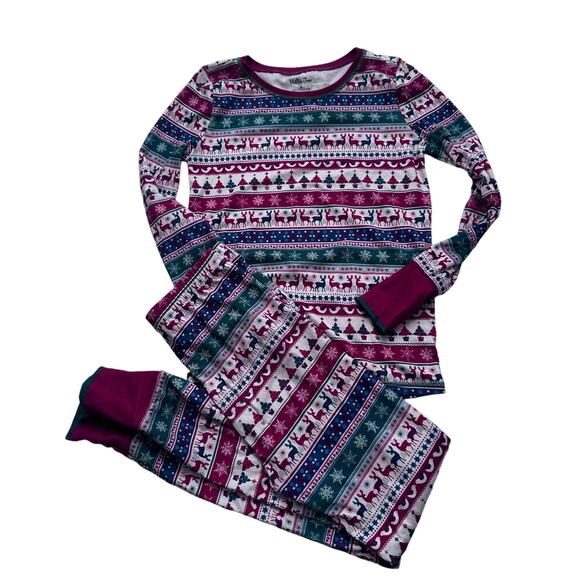 Matilda Jane Merry & Bright Fair Isle Pajama Set Christmas pajamas - Picture 2 of 4